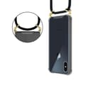 Pikkukuva 7 / 8: iPhone XS MAX Suojakuori ketju Silikoni suojakotelo Gold Rings johto hihna ja irrotettava asia