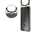 Miniatyrbilde 7 av 8: Deksel med kedja for Samsung Galaxy J1 2016 Case med gullringer, ledningsstropp og avtakbart etui