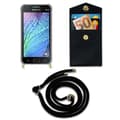 Pikkukuva 7 / 8: Samsung Galaxy J1 2015 Suojakuori ketju Silikoni suojakotelo Gold Rings johto hihna ja irrotettava asia