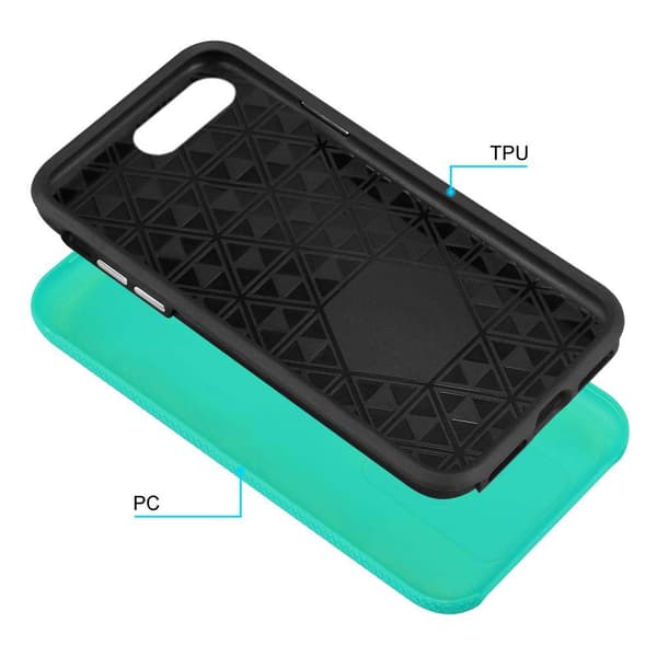 iPhone 6 PLUS / 6S PLUS / 7 PLUS / 7S PLUS / 8 PLUS Suojakuori Suojakotelo Outdoor jossa on ylimääräinen pito ja liukastumista estävä pinta