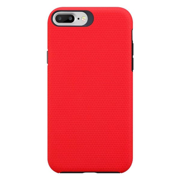 Deksel til iPhone 6 PLUS / 6S PLUS / 7 PLUS / 7S PLUS / 8 PLUS Outdoor Hybrid beskyttelsesdeksel med ekstra grep og sklisikker overflate i