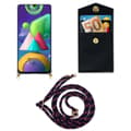 Pikkukuva 7 / 9: Samsung Galaxy M21 / M30s Suojakuori ketju Silikoni suojakotelo Gold Rings johto hihna ja irrotettava asia