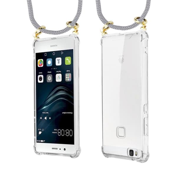 Huawei P9 LITE 2016 / G9 LITE Suojakuori ketju Silikoni suojakotelo Gold Rings johto hihna ja irrotettava asia