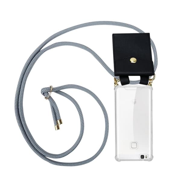 Huawei P9 LITE 2016 / G9 LITE Suojakuori ketju Silikoni suojakotelo Gold Rings johto hihna ja irrotettava asia