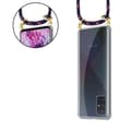 Miniatyrbilde 6 av 8: Deksel med kedja for Samsung Galaxy A51 4G / M40s Case med gullringer, ledningsstropp og avtakbart etui