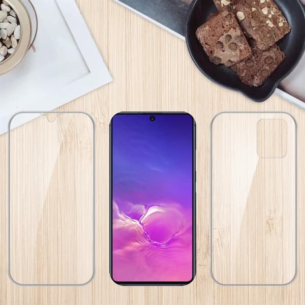 Samsung Galaxy A91 / S10 LITE / M80s Suojakuori Suojakotelo 360° ympäryssuojaus näytönsuojuksen kanssa