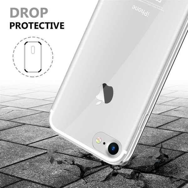 iPhone 7 / 7S / 8 / SE 2020 Suojakuori Suojakotelo 360° ympäryssuojaus näytönsuojuksen kanssa