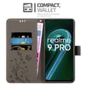 Pikkukuva 3 / 8: Realme 9 5G / 9 PRO / V25 / Q5 / OnePlus Nord CE 2 LITE 5G Suojakotelo Suojakuori Lompakkokotelo Matkapuhelinkotelo Kukat jossa on magneettisuljenta,