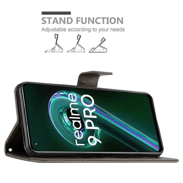 Realme 9 5G / 9 PRO / V25 / Q5 / OnePlus Nord CE 2 LITE 5G Pungetui Cover Blomster ()