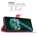 Pikkukuva 4 / 8: Realme 9 5G / 9 PRO / V25 / Q5 / OnePlus Nord CE 2 LITE 5G Suojakotelo Suojakuori Lompakkokotelo Matkapuhelinkotelo Kukat jossa on magneettisuljenta,