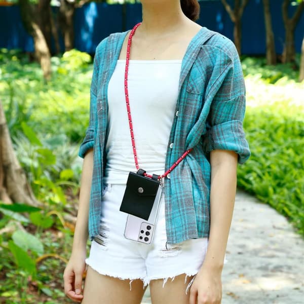 Etui Samsung Galaxy S21 ULTRA Cover Kæde ()