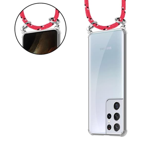 Etui Samsung Galaxy S21 ULTRA Cover Kæde ()