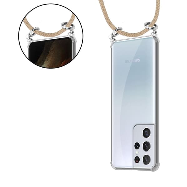Etui Samsung Galaxy S21 ULTRA Cover Kæde ()