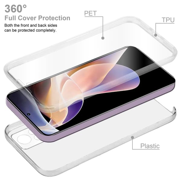 Xiaomi RedMi NOTE 11 PRO 4G / 5G Suojakuori Suojakotelo 360° ympäryssuojaus näytönsuojuksen kanssa
