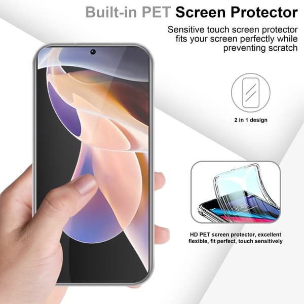 Xiaomi RedMi NOTE 11 PRO 4G / 5G Suojakuori Suojakotelo 360° ympäryssuojaus näytönsuojuksen kanssa