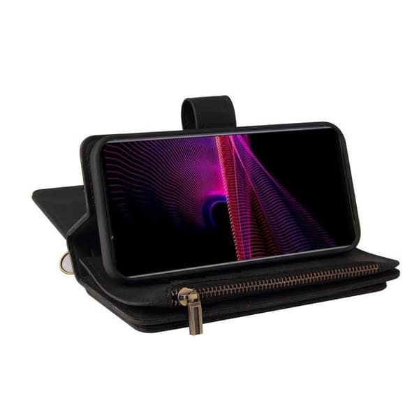 Xperia 1 III Multifunktionellt Plånboksfodral Zip 13-Fack