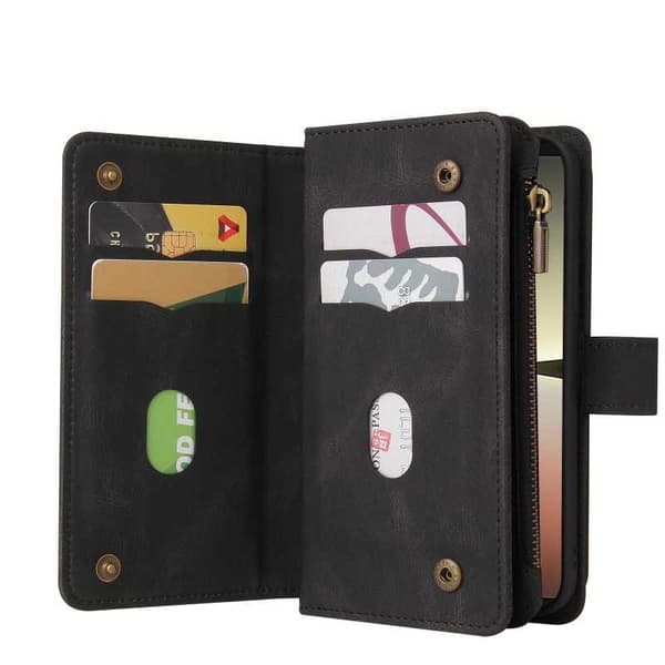 Xperia 5 IV multifunktionelt pung etui Lynlås 13-rum