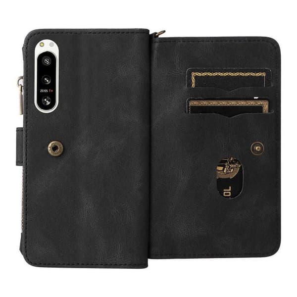 Xperia 5 IV multifunktionelt pung etui Lynlås 13-rum