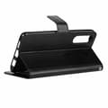 Miniatyrbillede 4 af 4: Xperia 10 V Wallet Case PU-læder 4-LOMMES