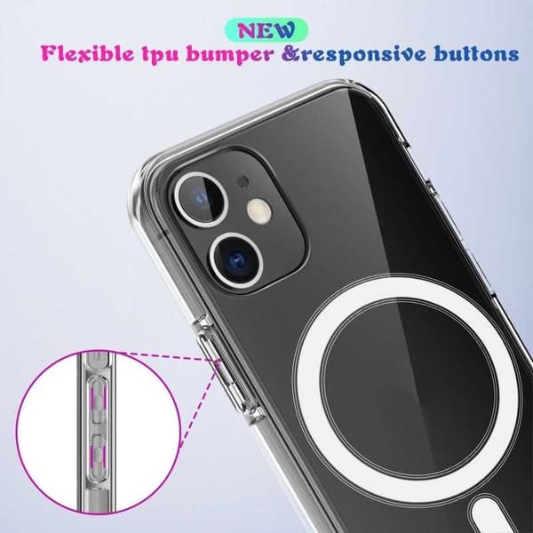 iPhone X / XS Transparent stødabsorberende cover MagSafe-kompatibel