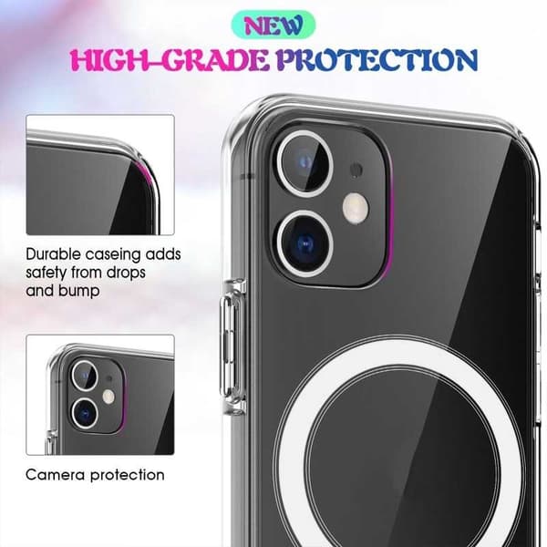 iPhone XS Max Transparent stødabsorberende cover MagSafe-kompatibel