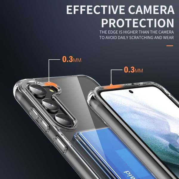 Samsung S23 Plus Iskunkestävä kansi korttilokerolla V3