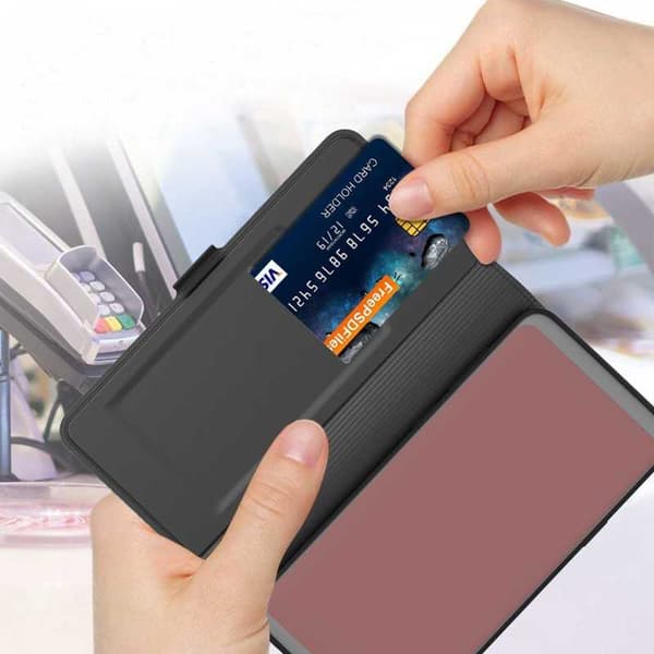 Oneplus 9 Flip Case Skin Pro V2 med kortrum