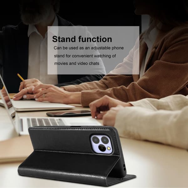 Oukitel C21 PRO Fodral Skal Plånboksfodral Case med magnetisk stängning, ståfunktion och kortficka