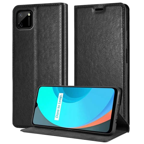 Realme C11 2020 Suojakotelo Suojakuori Lompakkokotelo Matkapuhelinkotelo jossa magneettisuljenta, jalusta-toiminto ja korttitasku