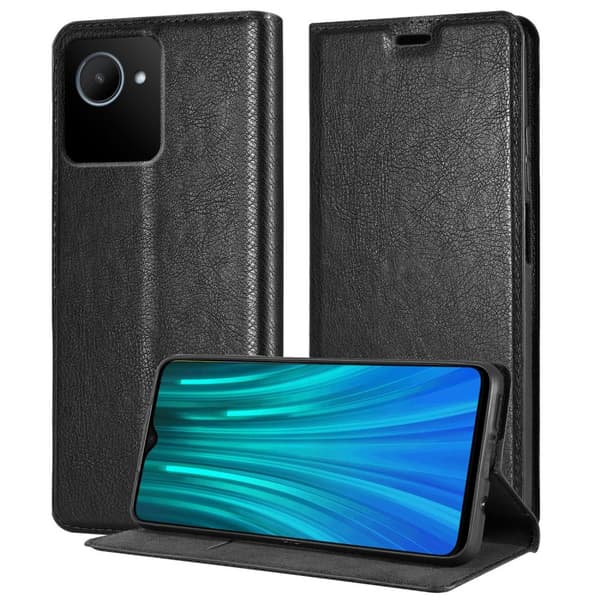 Realme C30 / Narzo 50i PRIME Suojakotelo Suojakuori Lompakkokotelo Matkapuhelinkotelo jossa magneettisuljenta, jalusta-toiminto ja korttitasku