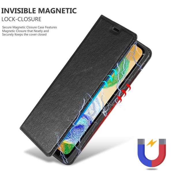 Lommebokdeksel til Samsung Galaxy A04s Deksel med magnetisk lukking, stativfunksjon og kortlomme
