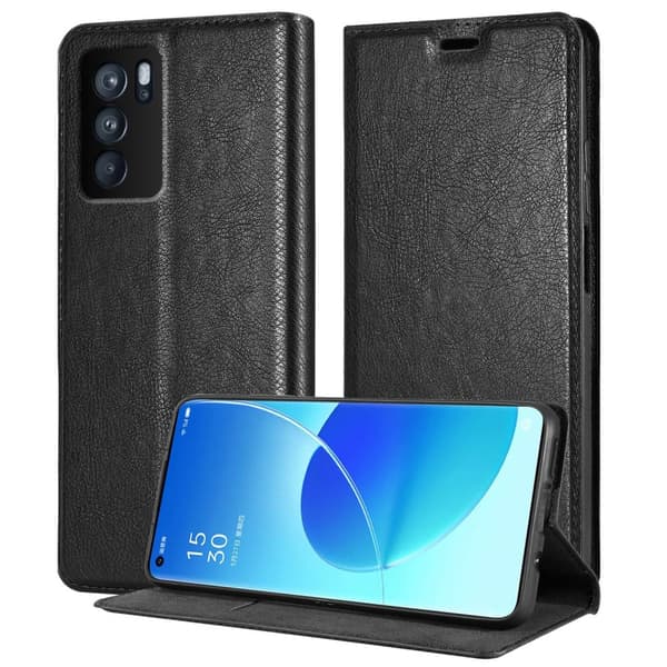 Oppo Reno6 PRO 5G Suojakotelo Suojakuori Lompakkokotelo Matkapuhelinkotelo jossa magneettisuljenta, jalusta-toiminto ja korttitasku