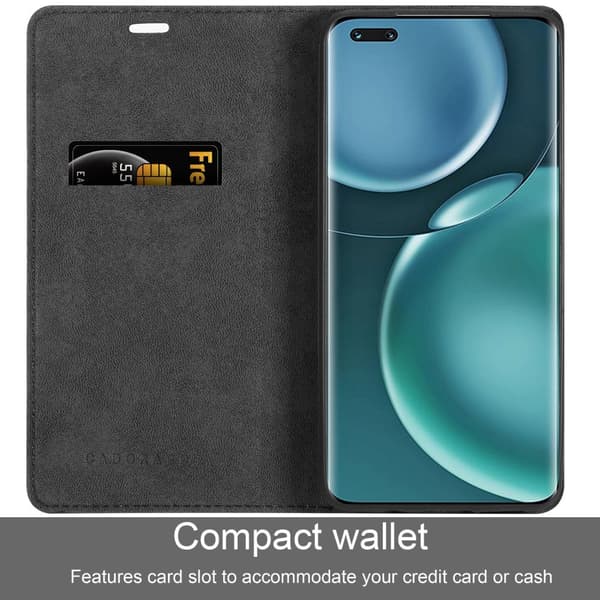 Honor MAGIC 4 PRO Fodral Skal Plånboksfodral Case med magnetisk stängning, ståfunktion och kortficka