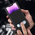 Miniatyrbild 7 av 7: iPhone 12 MINI Skal Plånboksfodral Fodral Case med magnetisk stängning, ståfunktion och 2 visningsfönster