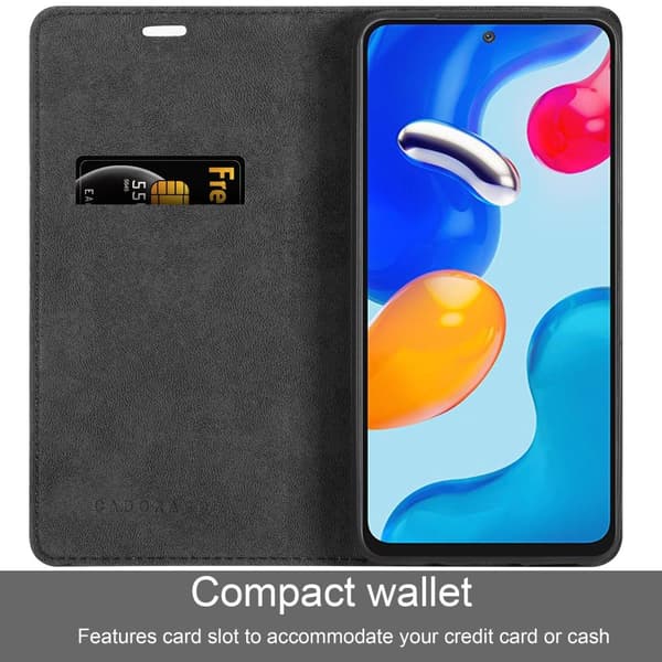 Xiaomi RedMi NOTE 11 4G / 11S 4G Fodral Skal Plånboksfodral Case med magnetisk stängning, ståfunktion och kortficka