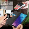Miniatyrbild 3 av 8: ZTE Blade V30 Vita Fodral Skal Plånboksfodral Case med magnetisk stängning, ståfunktion och kortficka