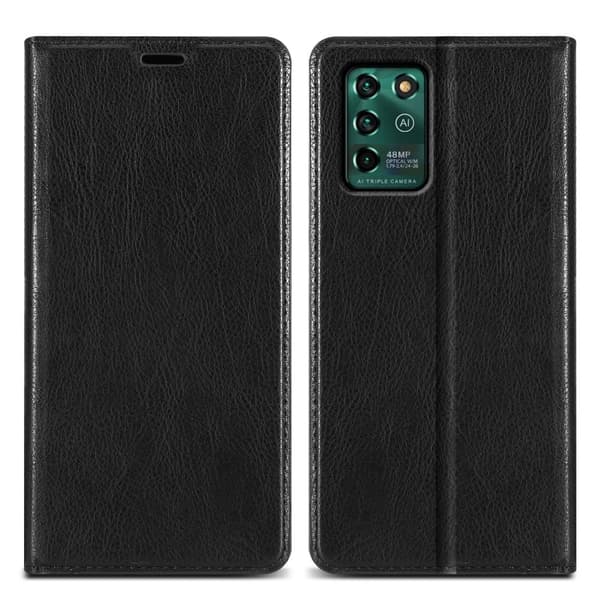 ZTE Blade V30 Vita Fodral Skal Plånboksfodral Case med magnetisk stängning, ståfunktion och kortficka