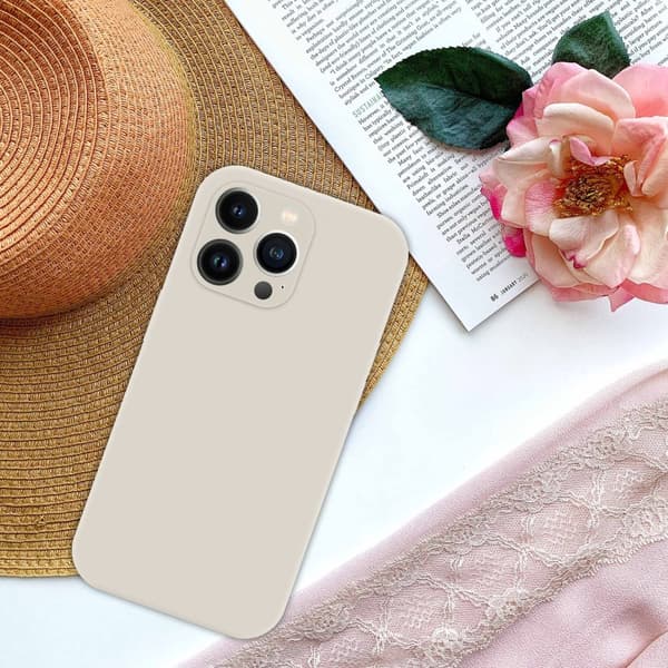 iPhone 14 PRO Skal Fodral av flexibelt TPU-silikon och Soft Touch Case Cover