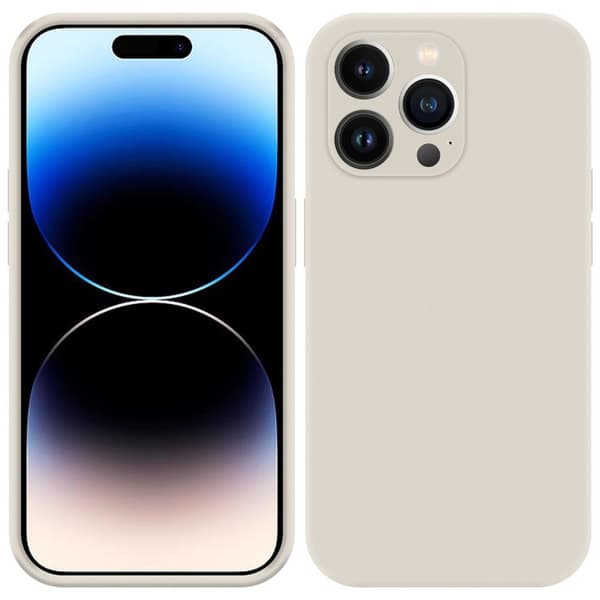 iPhone 14 PRO Skal Fodral av flexibelt TPU-silikon och Soft Touch Case Cover