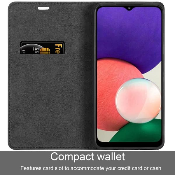 Samsung Galaxy A22 5G Cover Etui Case (Sort)