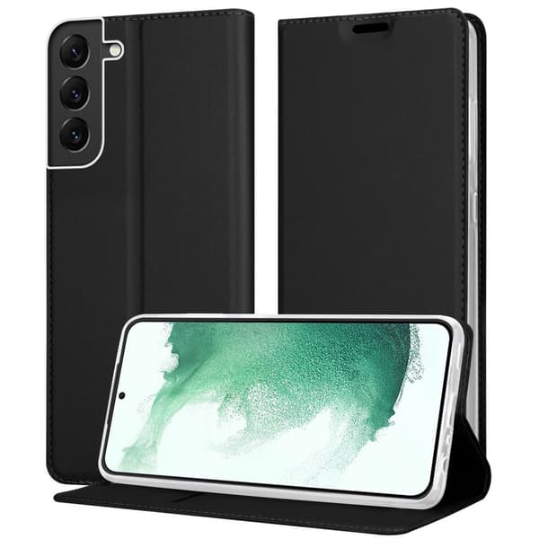 Samsung Galaxy S22 PLUS Skal Fodral med magnetisk stängning, ståfunktion och kortficka Mobilskydd