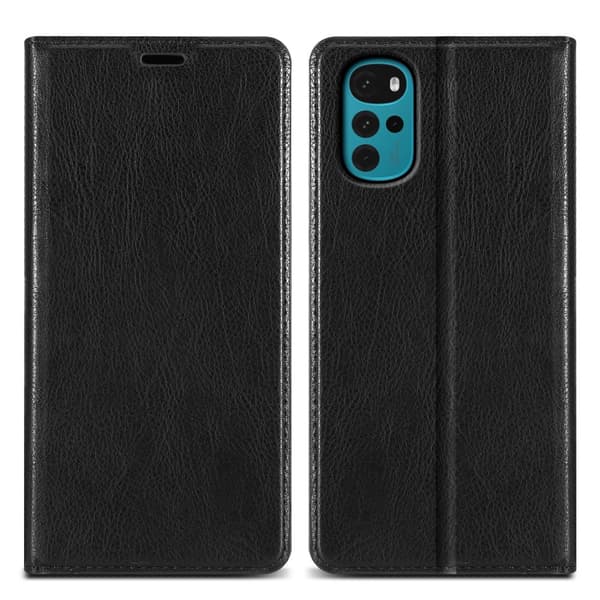 Lommebokdeksel til Motorola MOTO G22 Deksel med magnetisk lukking, stativfunksjon og kortlomme