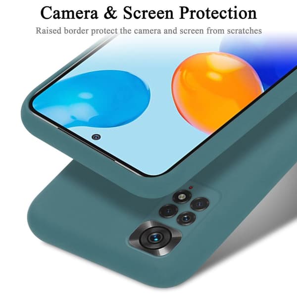 Xiaomi RedMi NOTE 11 4G / 11S 4G Suojakotelo Suojakuori valmistettu joustavasta TPU-silikonista