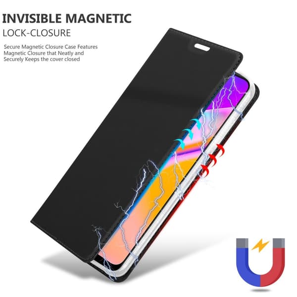 Oppo A94 5G Skal Fodral med magnetisk stängning, ståfunktion och kortficka Mobilskydd