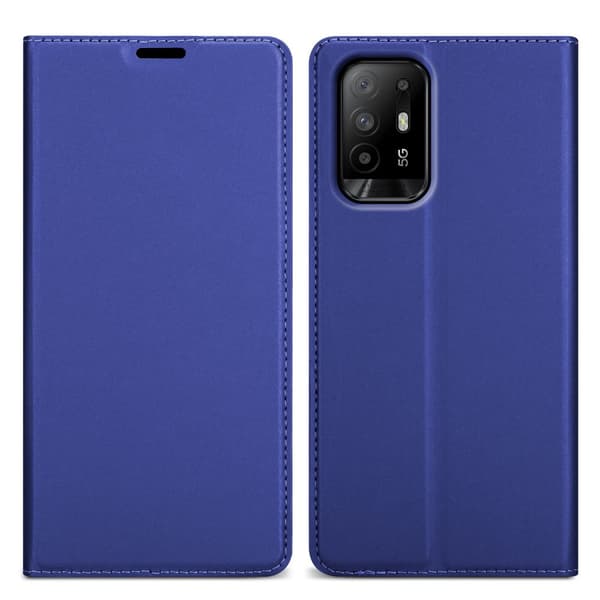 Oppo A94 5G Skal Fodral med magnetisk stängning, ståfunktion och kortficka Mobilskydd