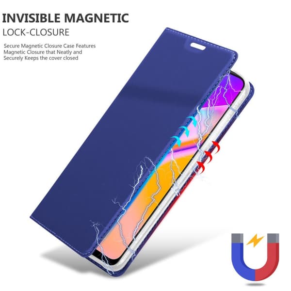 Deksel til Oppo A94 5G Lommebokdeksel med magnetisk lukking, stativfunksjon og kortlomme