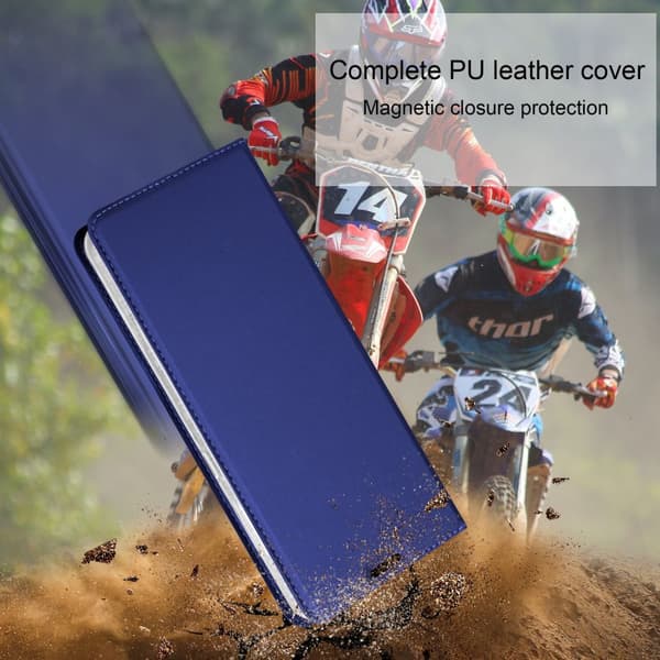 Deksel til Oppo A94 5G Lommebokdeksel med magnetisk lukking, stativfunksjon og kortlomme