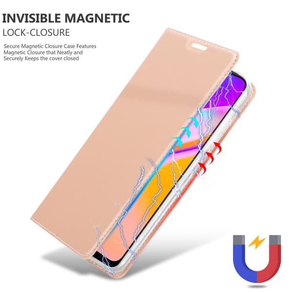 Oppo A94 5G Skal Fodral med magnetisk stängning, ståfunktion och kortficka Mobilskydd
