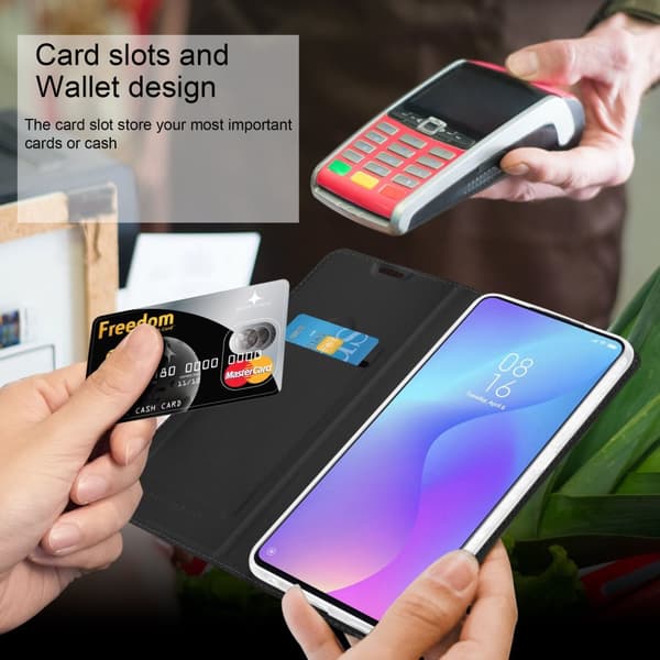Xiaomi Mi 9T / Mi 9T PRO / RedMi K20 / RedMi K20 PRO Suojakotelo Suojakuori Lompakkokotelo Matkapuhelinkotelo jossa magneettisuljenta,