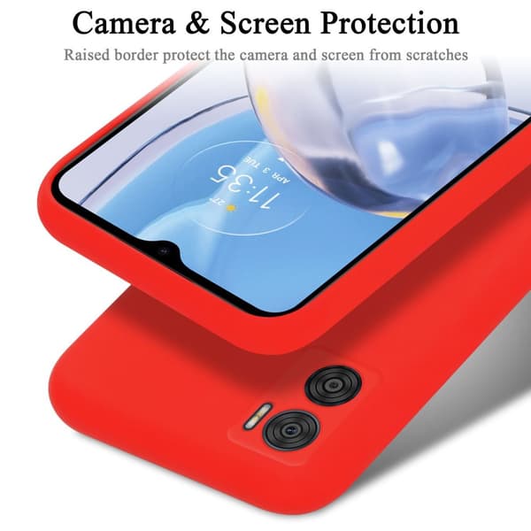 Motorola MOTO E22 / E22i Skal Fodral av flexibelt TPU-silikon Case Cover